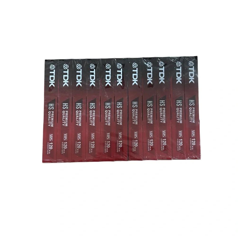 blank tdk vhs tapes